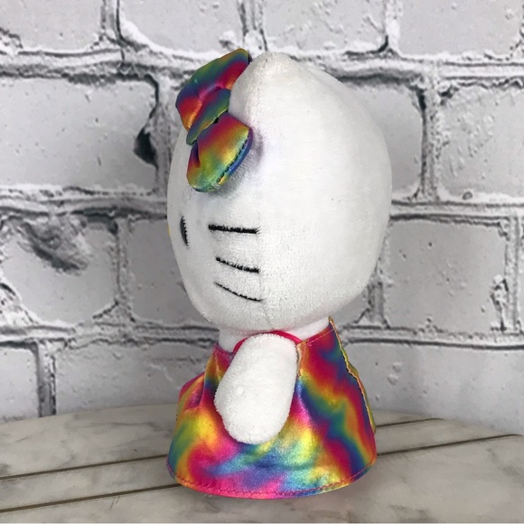 Ty Beanie Babies Hello Kitty Rainbow Pride Plush Toy By Sanrio Stuffed Animal - Picture 4 of 6